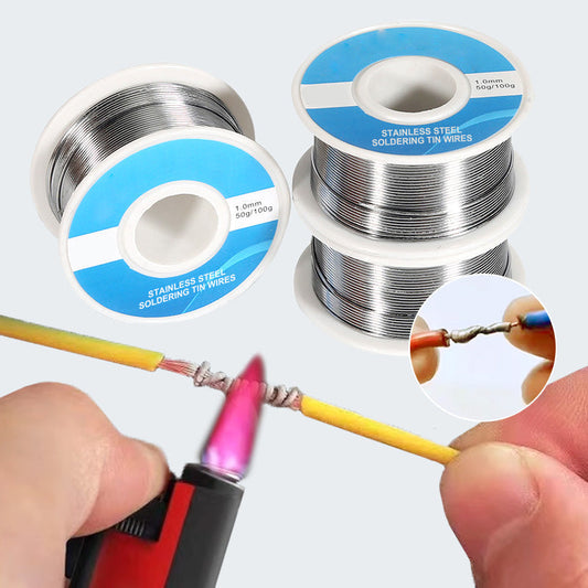 ⏳🔥LIMITED-TIME 50% OFF! ⏰🔧 Stainless Steel Soldering Tin Wires ✨