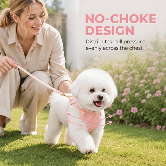 ⏳🔥LIMITED-TIME 50% OFF! ⏰Vest Style Dog Harness and Leash Set for Small and Medium Dogs