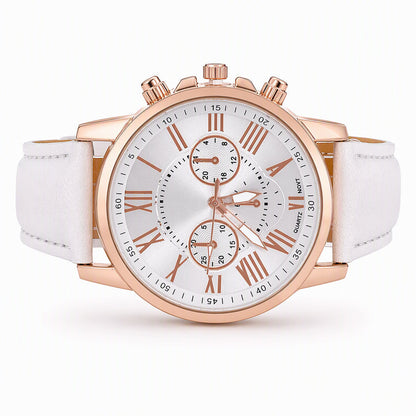 ⏳🔥LIMITED-TIME 50% OFF! ⏰⌚ Women's Quartz Watch with Leather Strap – Elegant, Lightweight, Versatile 🤍