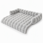 ⏳🔥LIMITED-TIME 50% OFF! ⏰🐾 Plush Pet Furniture Protector: Faux Fur, Anti-Scratch, Non-Slip Back, Quilted