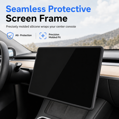 ⏳🔥LIMITED-TIME 50% OFF! ⏰Silicone Center Display Protective Cover for 3 & Y Series🚗🖥️🛡️