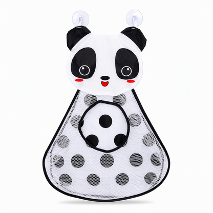 ⏳🔥LIMITED-TIME 50% OFF! ⏰🐻 Bath Toy Organizer – Mesh bag, suction cups & cute design 🛁✨