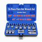 ⏳🔥LIMITED-TIME 50% OFF! ⏰9 Piece Flare Nut Socket Set Slotted Oxygen Sensor Wrench and Diesel Injector Line Socket Auto Repair Tool Kit with Storage Case