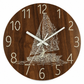 ⏳🔥LIMITED-TIME 50% OFF! ⏰12-Inch Silent Wooden Wall Clock – Luminous Glow & MDF Wood Grain✨