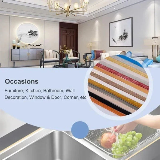 ⏳🔥LIMITED-TIME 50% OFF! ⏰Anti-mould adhesive tape for ceramic tiles (8mm*6m)🧱💛