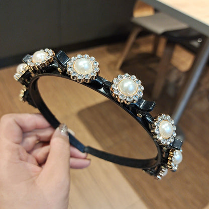 ⏳🔥LIMITED-TIME 50% OFF! ⏰Vintage-Style Headband with a Pearl Topper