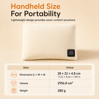 ⏳🔥LIMITED-TIME 50% OFF! ⏰Portable Rechargeable Graphene Hand Warmer | Waterless Explosion Proof Plush Handheld Heating Bag♨️💦