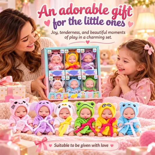 ⏳🔥LIMITED-TIME 50% OFF! ⏰Mini Reborn Baby Dolls Lifelike Realistic Baby Dolls