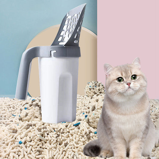 ⏳🔥LIMITED-TIME 50% OFF! ⏰Nice gift* 2 in 1 Cat Scoop Integrated Shovel Bucket