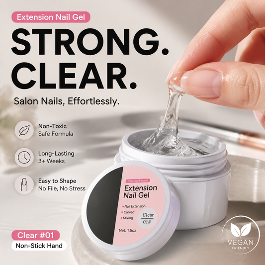 ⏳🔥LIMITED-TIME 50% OFF! ⏰💅 Solid Nail Extension Builder Gel — Non-Flowing, Easy to Use 🥳