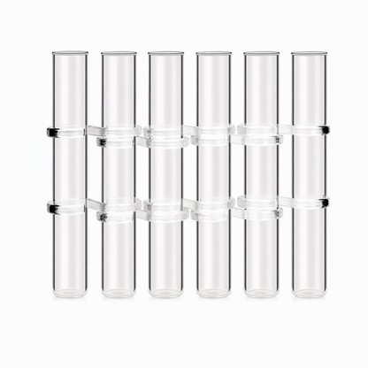 ⏳🔥LIMITED-TIME 50% OFF! ⏰Clear Glass Test Tube Vase Set with Cleaning Brush💐