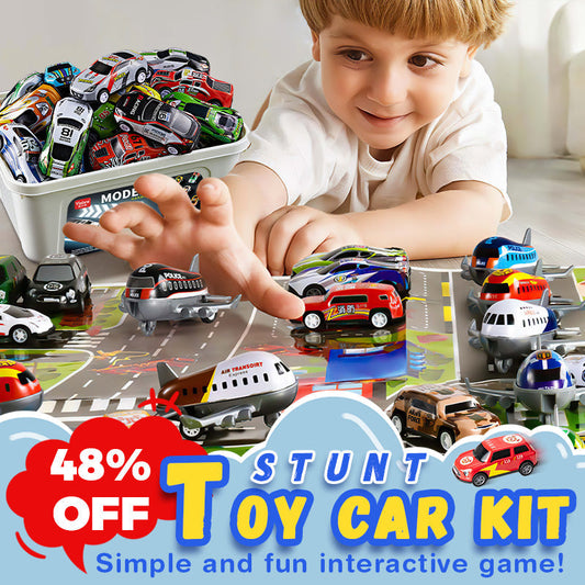⏳🔥LIMITED-TIME 50% OFF! ⏰🎁 Stunt Toy Car Kit – Christmas gift & action-packed fun 🚗✨