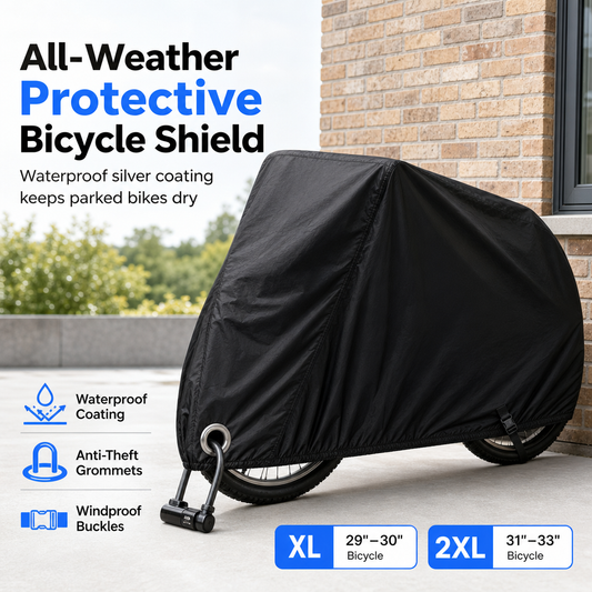 ⏳🔥LIMITED-TIME 50% OFF! ⏰Waterproof and Dustproof 190T Bicycle Cover for Outdoor Bike Protection🚴