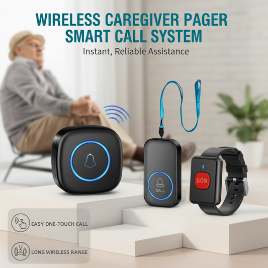⏳🔥LIMITED-TIME 50% OFF! ⏰Wireless Elderly Care Pager – Long-Range, One-Press, Multi-User ✨
