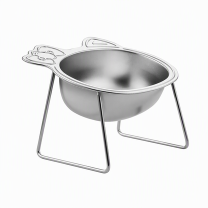 ⏳🔥LIMITED-TIME 50% OFF! ⏰Elevated Stainless Steel Pet Bowl with Raised Stand🥣🐾