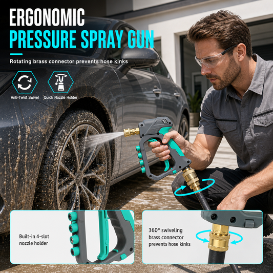 ⏳🔥LIMITED-TIME 50% OFF! ⏰High Pressure Washer Short Spray Tool🔧💦