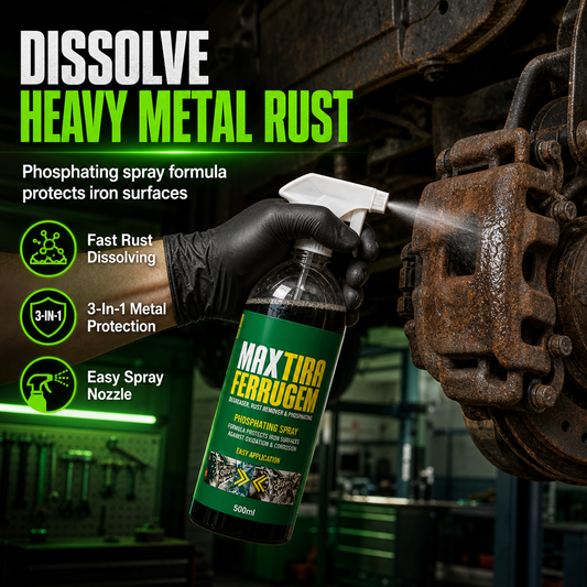 ⏳🔥LIMITED-TIME 50% OFF! ⏰🔧 3-in-1 Rust Remover & Phosphating Agent — Degrease, Remove & Prevent 💨