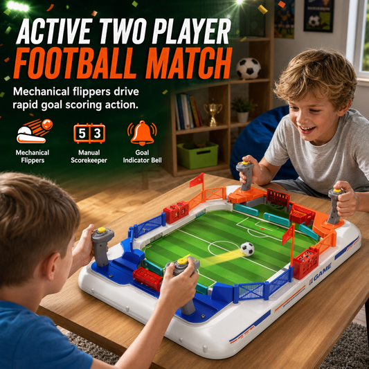 ⏳🔥LIMITED-TIME 50% OFF! ⏰⚽ 2-Player Tabletop Soccer Game – Fast-Paced Family Fun, Builds Reflexes & Hand-Eye Coordination 🏆