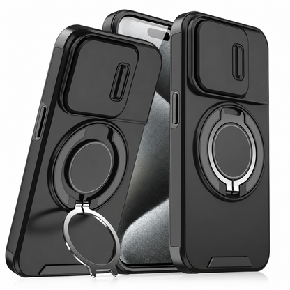 ⏳🔥LIMITED-TIME 50% OFF! ⏰Shockproof Phone Case with Sliding Cover and Kickstand📱🛡️