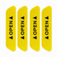 ⏳🔥LIMITED-TIME 50% OFF! ⏰4 Pieces Car Door Reflective Warning Stickers OPEN Safety Anti Collision Decals🚪✨