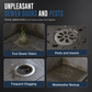 ⏳🔥LIMITED-TIME 50% OFF! ⏰Round stainless steel floor drain, anti-odor, fast drainage🚿