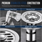 ⏳🔥LIMITED-TIME 50% OFF! ⏰Round stainless steel floor drain, anti-odor, fast drainage🚿