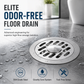 ⏳🔥LIMITED-TIME 50% OFF! ⏰Round stainless steel floor drain, anti-odor, fast drainage🚿