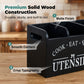 ⏳🔥LIMITED-TIME 50% OFF! ⏰“Cook Eat Bake” Wooden Organizer Box – Large Storage, Portable Handles, Rustic Charm 🍳 ✨