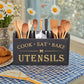 ⏳🔥LIMITED-TIME 50% OFF! ⏰“Cook Eat Bake” Wooden Organizer Box – Large Storage, Portable Handles, Rustic Charm 🍳 ✨