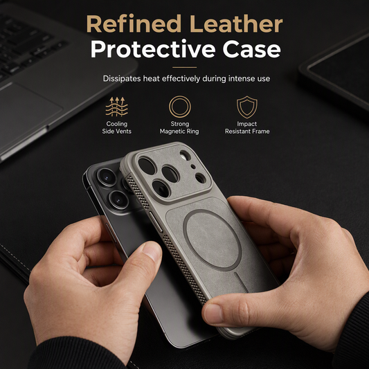 ⏳🔥LIMITED-TIME 50% OFF! ⏰Shockproof Magnetic Faux Leather Phone Case📱
