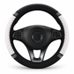 ⏳🔥LIMITED-TIME 50% OFF! ⏰✨ Rhinestone Steering Wheel Cover – Quilted PU Leather & Sparkling Details for a Glam Car Interior ❤️⭐
