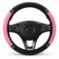 ⏳🔥LIMITED-TIME 50% OFF! ⏰✨ Rhinestone Steering Wheel Cover – Quilted PU Leather & Sparkling Details for a Glam Car Interior ❤️⭐