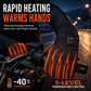 ⏳🔥LIMITED-TIME 50% OFF! ⏰Electric Heated Gloves for Men and Women Winter Warm Touchscreen Thermal Gloves for Motorcycle Riding Skiing and Outdoor Sports🧤