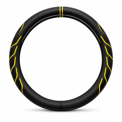 ⏳🔥LIMITED-TIME 50% OFF! ⏰Luminous Nappa leather steering wheel cover, non-slip & durable🚗✨