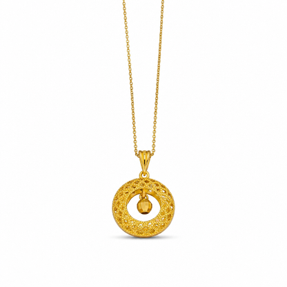 ⏳🔥LIMITED-TIME 50% OFF! ⏰Spinning Fortune Bead Dreamcatcher Filigree Pendant Necklace – Fidget, Lucky, Hypoallergenic ✨