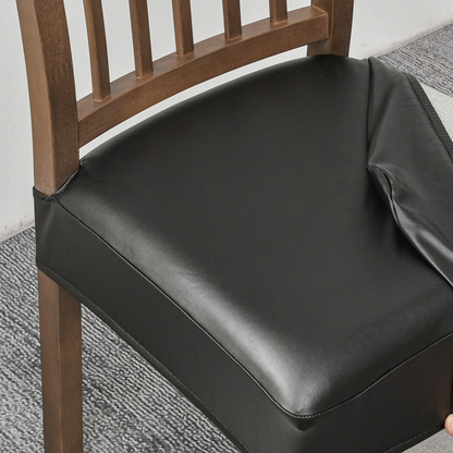 ⏳🔥LIMITED-TIME 50% OFF! ⏰🪑 Waterproof Stretch PU Leather Dining Chair Seat Cover 💧