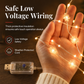 ⏳🔥LIMITED-TIME 50% OFF! ⏰USB LED icicle string lights, star & tree ring hanging lights, gorgeous holiday window decor🎄