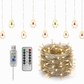 ⏳🔥LIMITED-TIME 50% OFF! ⏰USB LED icicle string lights, star & tree ring hanging lights, gorgeous holiday window decor🎄