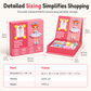 ⏳🔥LIMITED-TIME 50% OFF! ⏰✨ Kids 3D Magnetic Princess Dress-Up Set — 👑129 Pieces & 25 Outfits 🎀