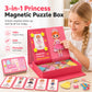 ⏳🔥LIMITED-TIME 50% OFF! ⏰✨ Kids 3D Magnetic Princess Dress-Up Set — 👑129 Pieces & 25 Outfits 🎀