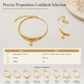 ⏳🔥LIMITED-TIME 50% OFF! ⏰✨Women Double Layer Gold Tone Heart Charm Anklet with Small Beads Foot Jewelry Gift✨