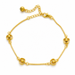 ⏳🔥LIMITED-TIME 50% OFF! ⏰✨Women Double Layer Gold Tone Heart Charm Anklet with Small Beads Foot Jewelry Gift✨