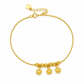 ⏳🔥LIMITED-TIME 50% OFF! ⏰✨Women Double Layer Gold Tone Heart Charm Anklet with Small Beads Foot Jewelry Gift✨