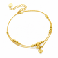 ⏳🔥LIMITED-TIME 50% OFF! ⏰✨Women Double Layer Gold Tone Heart Charm Anklet with Small Beads Foot Jewelry Gift✨