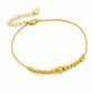⏳🔥LIMITED-TIME 50% OFF! ⏰✨Women Double Layer Gold Tone Heart Charm Anklet with Small Beads Foot Jewelry Gift✨