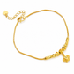 ⏳🔥LIMITED-TIME 50% OFF! ⏰✨Women Double Layer Gold Tone Heart Charm Anklet with Small Beads Foot Jewelry Gift✨