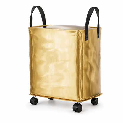 ⏳🔥LIMITED-TIME 50% OFF! ⏰Large Capacity Waterproof Foldable Moving Bag with Wheels Heavy Duty Rolling Storage Tote for College Dorm and Household Organization🛍️