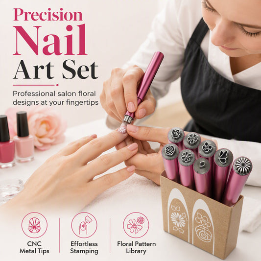 ⏳🔥LIMITED-TIME 50% OFF! ⏰Instant Nail Art Stamp Pen Set💅