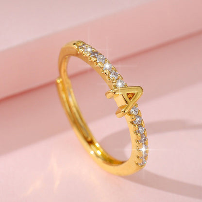 ⏳🔥LIMITED-TIME 50% OFF! ⏰Minimalist Adjustable Initial Ring for Women💍