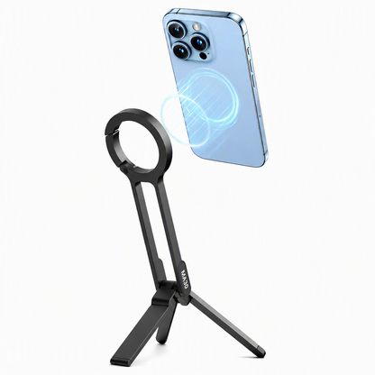 ⏳🔥LIMITED-TIME 50% OFF! ⏰Portable Carabiner Phone Mount and Magnetic Selfie Stick Tripod for Travel Photography